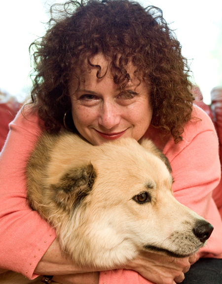 Susan photo with dog